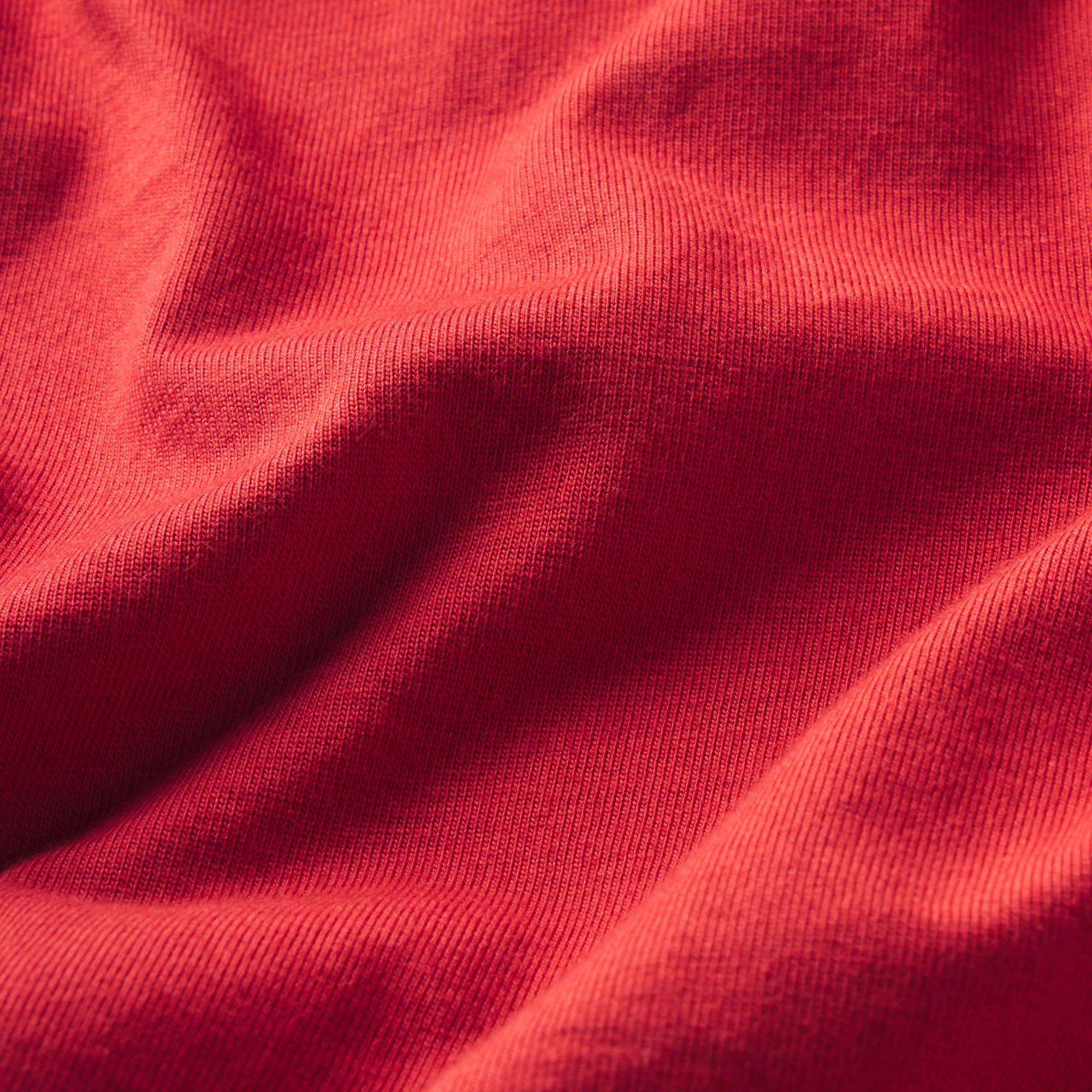 HEAVYWEIGHT COTTON MENS RELAXED T-SHIRT | WASHED RED - Image 5