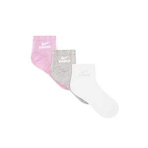 NikeSKIMS ACCESSORIES DRI-FITâ„¢ QUARTER CREW SOCK 3-PACK | BUBBLE GUM MULTI