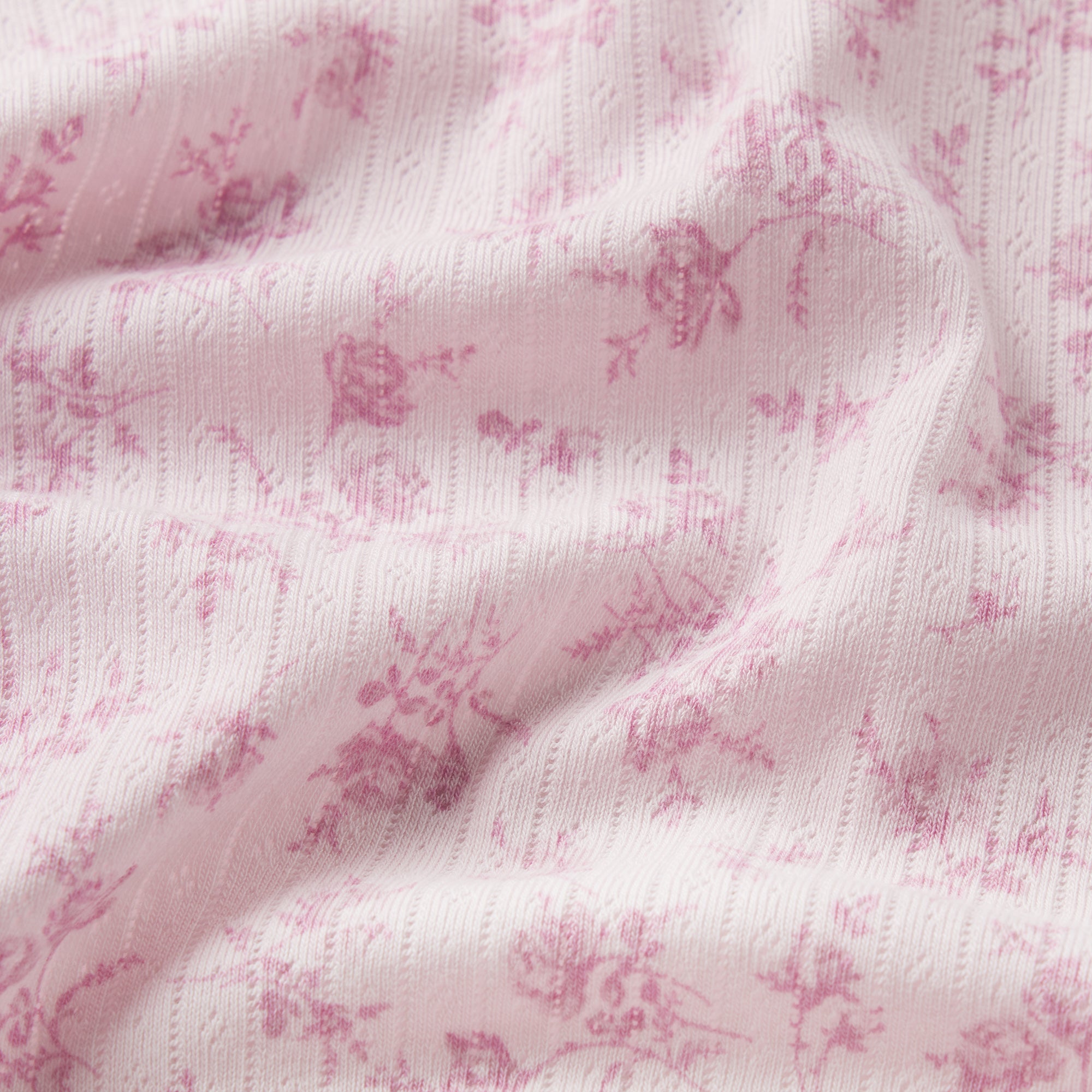 LIGHTWEIGHT COTTON POINTELLE LACE BOY SHORT | BLOOM DAINTY FLORAL - Image 6