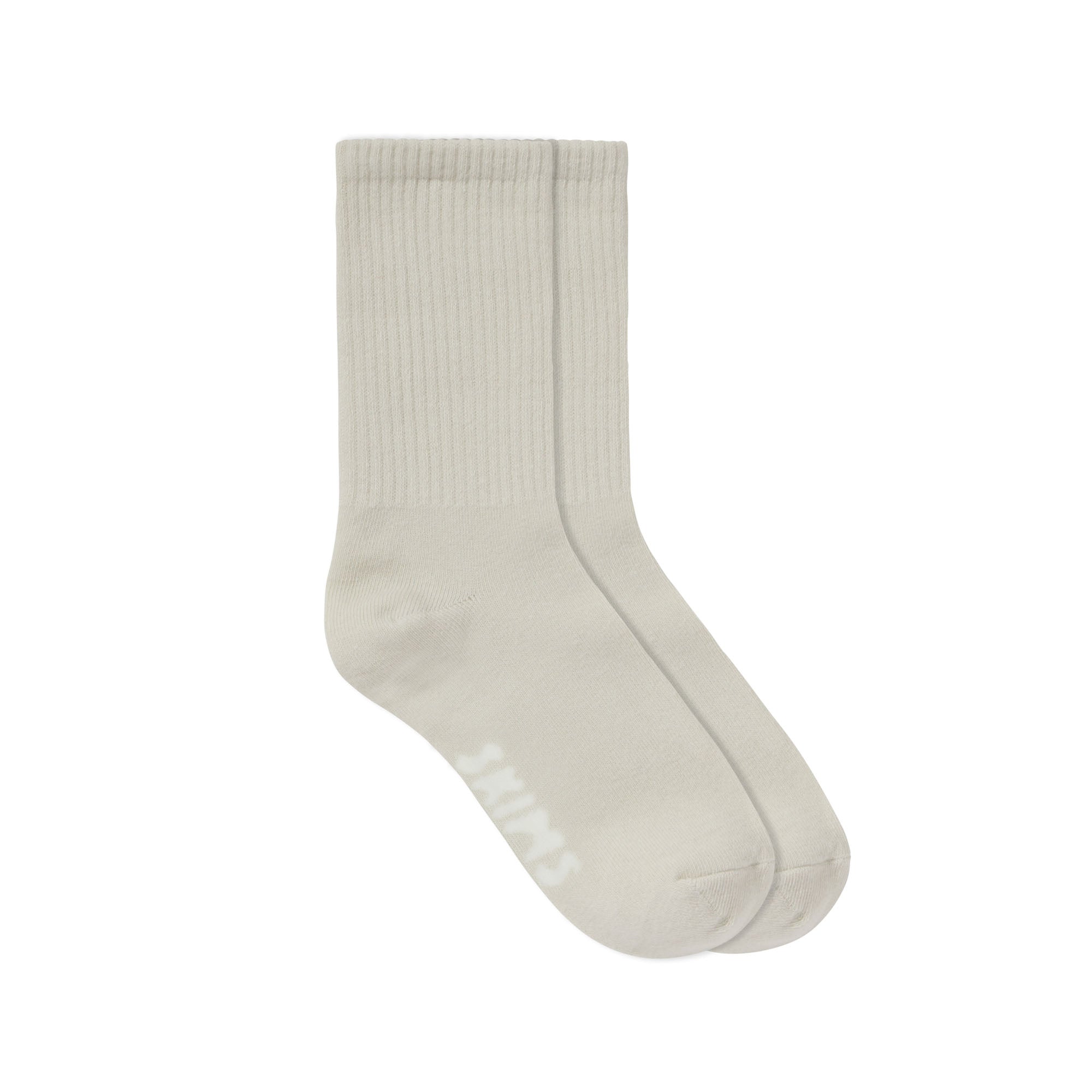 RIBBED CREW SOCK | BONE - Image 7
