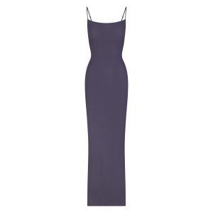 SOFT LOUNGE LONG SLIP DRESS | SLEET