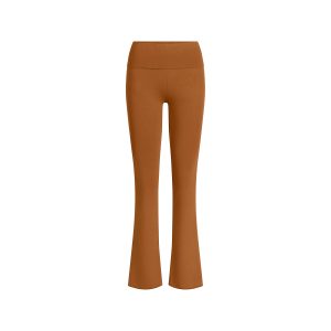 COTTON JERSEY FOLDOVER PANT | CHAI