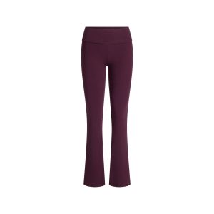COTTON JERSEY FOLDOVER PANT | CURRANT