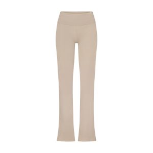 COTTON JERSEY FOLDOVER PANT | STONE