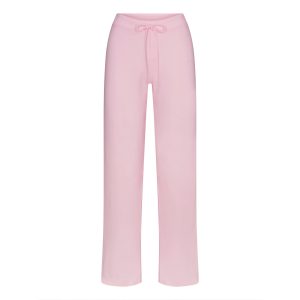 COTTON JERSEY STRAIGHT LEG PANT | CHERRY BLOSSOM