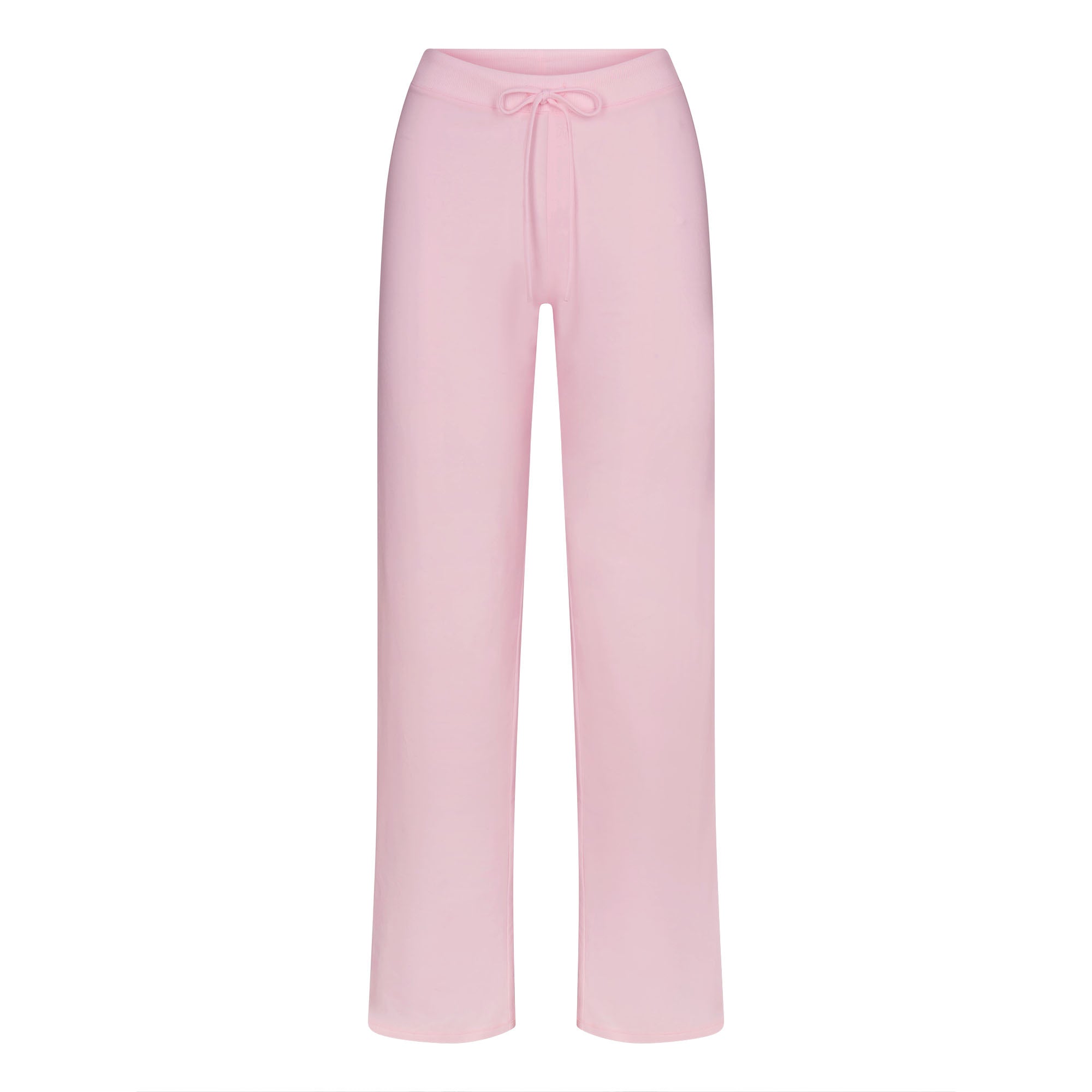 COTTON JERSEY STRAIGHT LEG PANT | CHERRY BLOSSOM