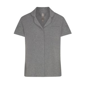 SOFT LOUNGE SHORT SLEEP SET | HEATHER GREY