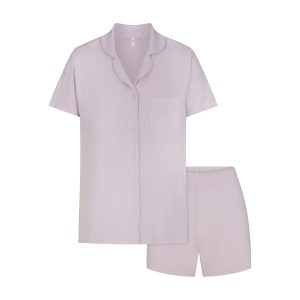 SOFT LOUNGE SHORT SLEEP SET | IRIS MICA