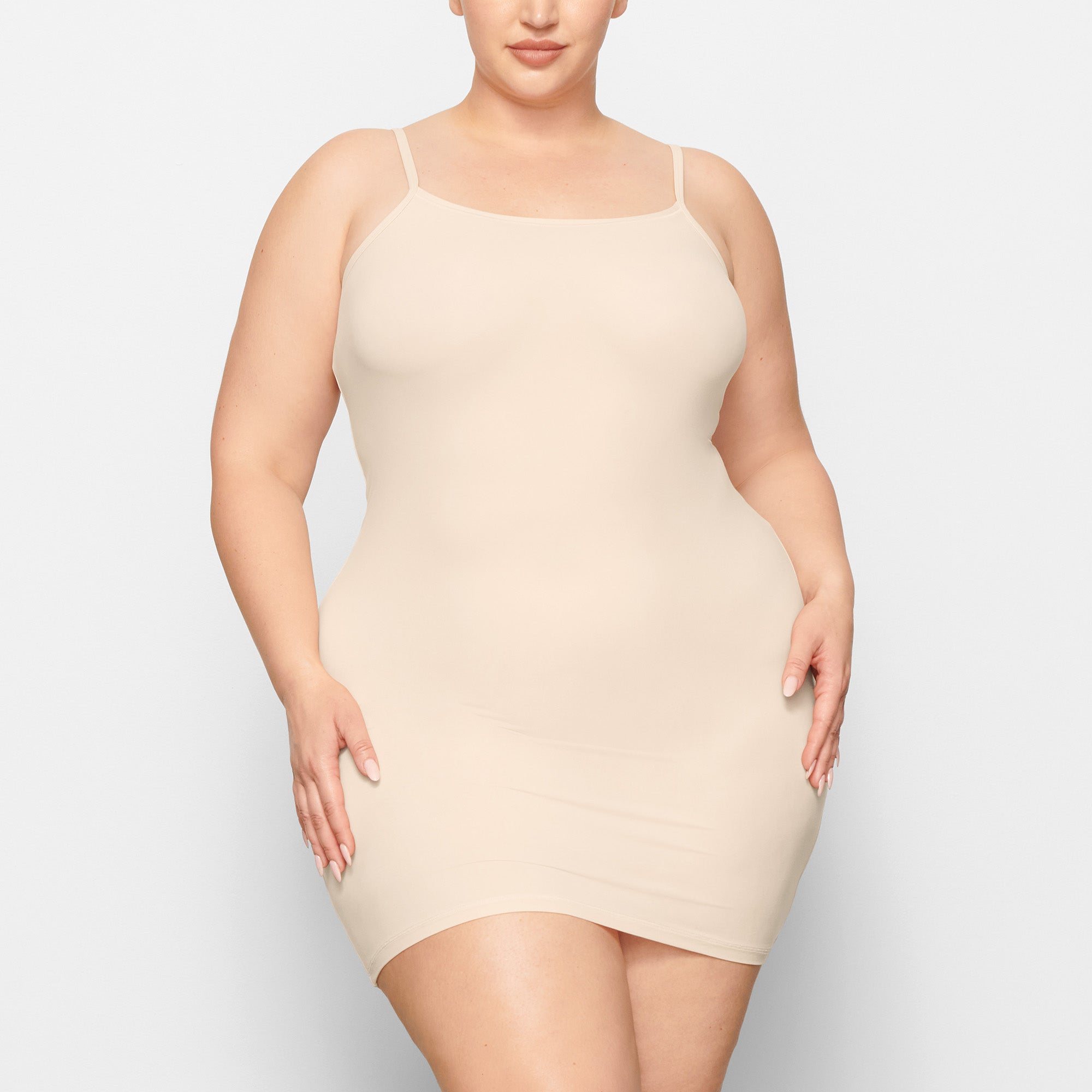 FITS EVERYBODY SLIP DRESS | SAND - Image 2