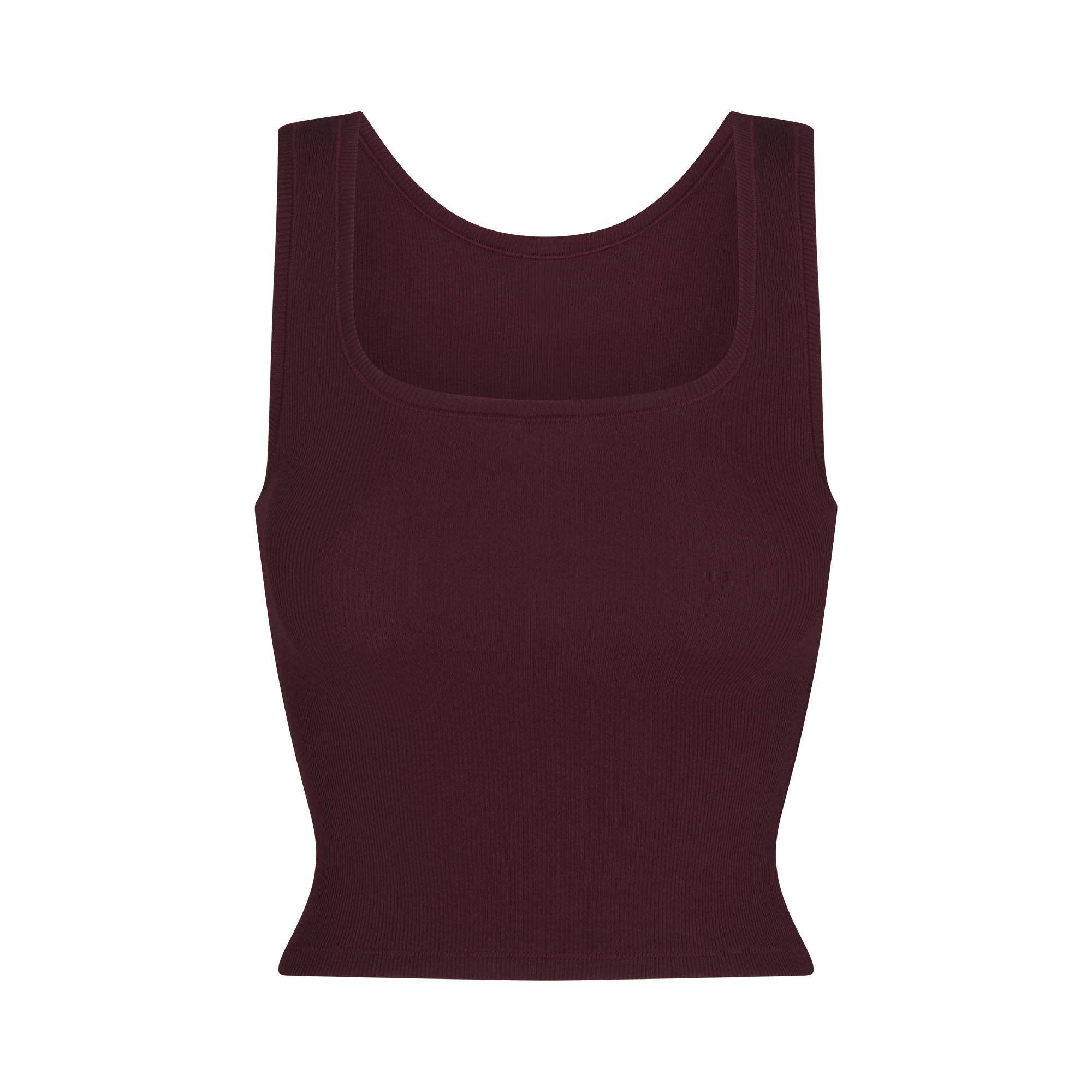 COTTON RIB TANK | CURRANT