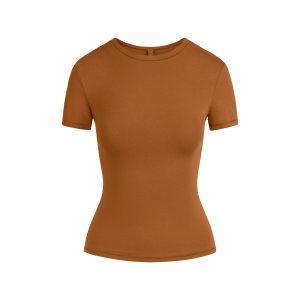 COTTON JERSEY T-SHIRT | CHAI