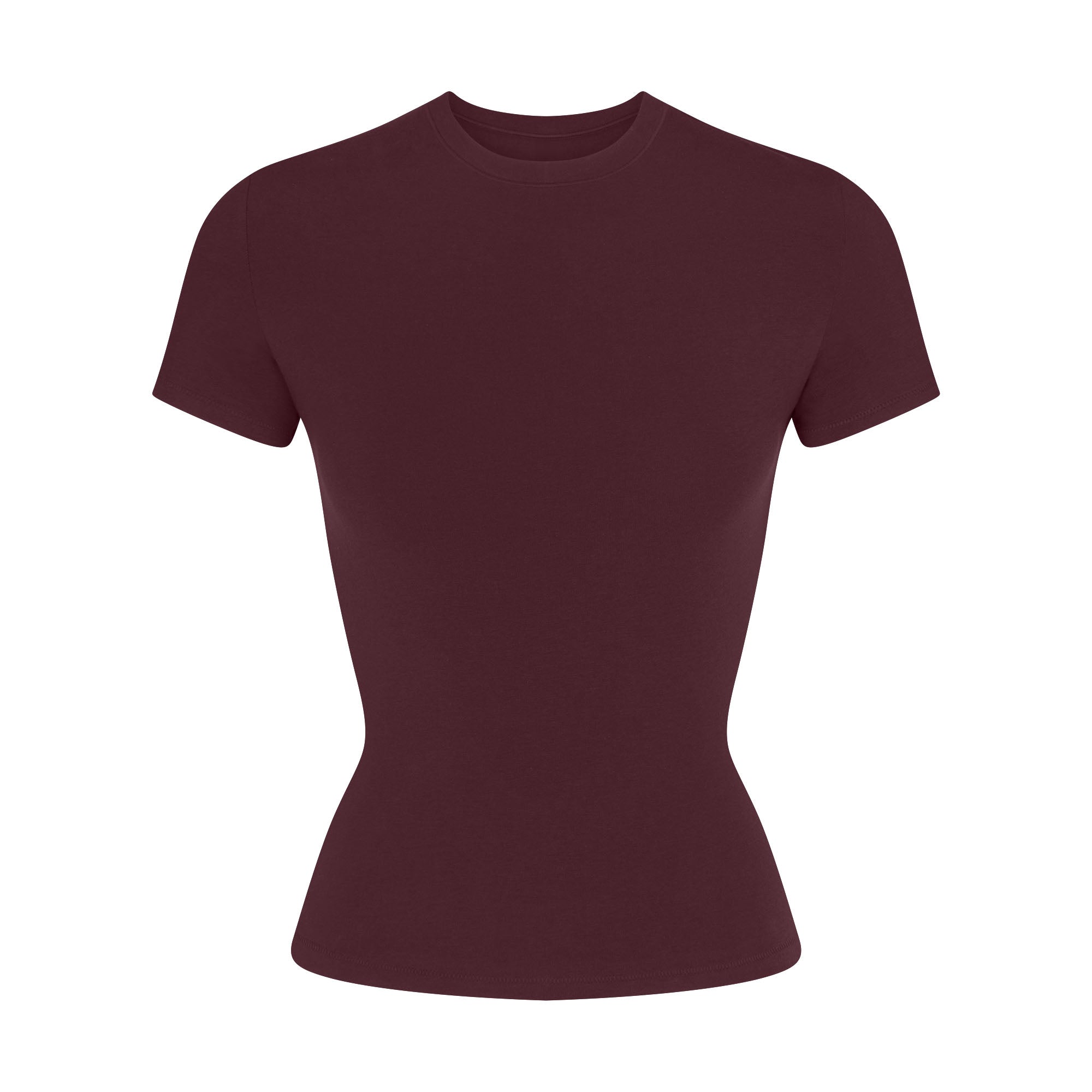 COTTON JERSEY T-SHIRT | CURRANT