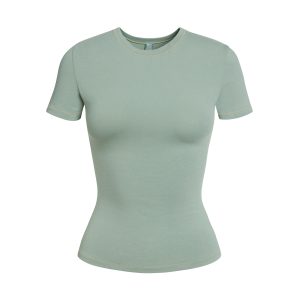COTTON JERSEY T-SHIRT | MINERAL