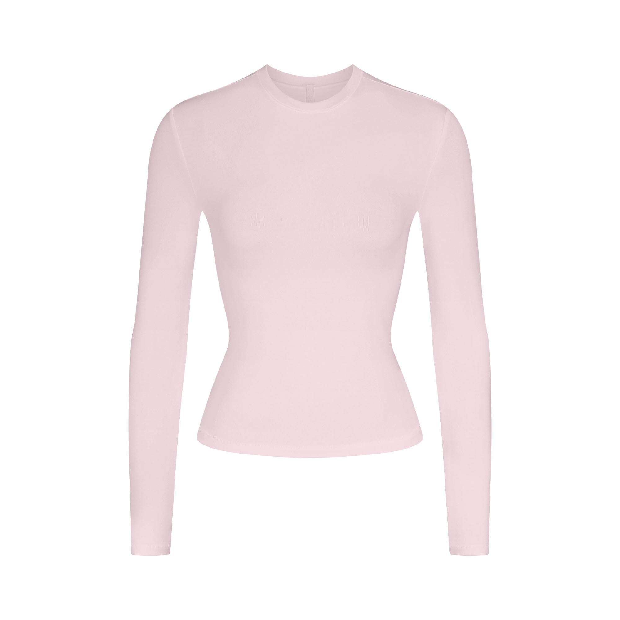 COTTON JERSEY LONG SLEEVE T-SHIRT | CHERRY BLOSSOM