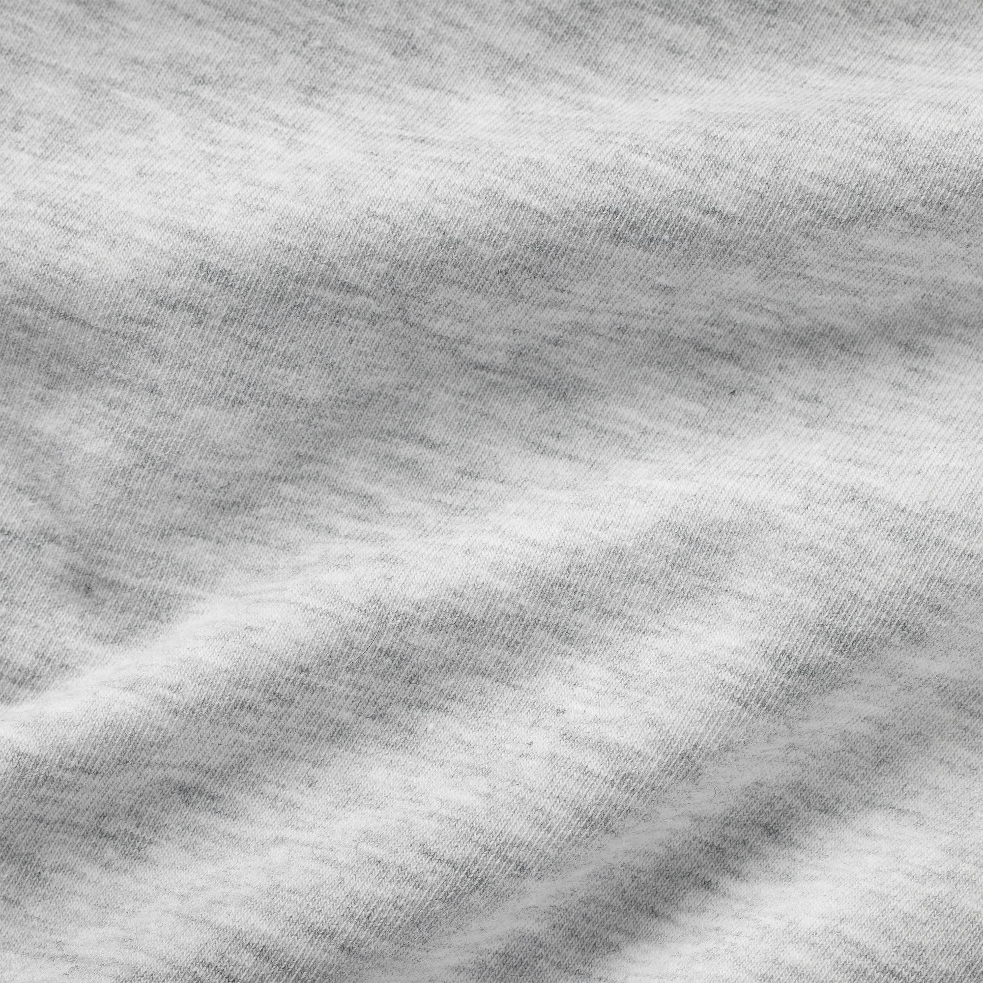COTTON JERSEY T-SHIRT | LIGHT HEATHER GREY - Image 8