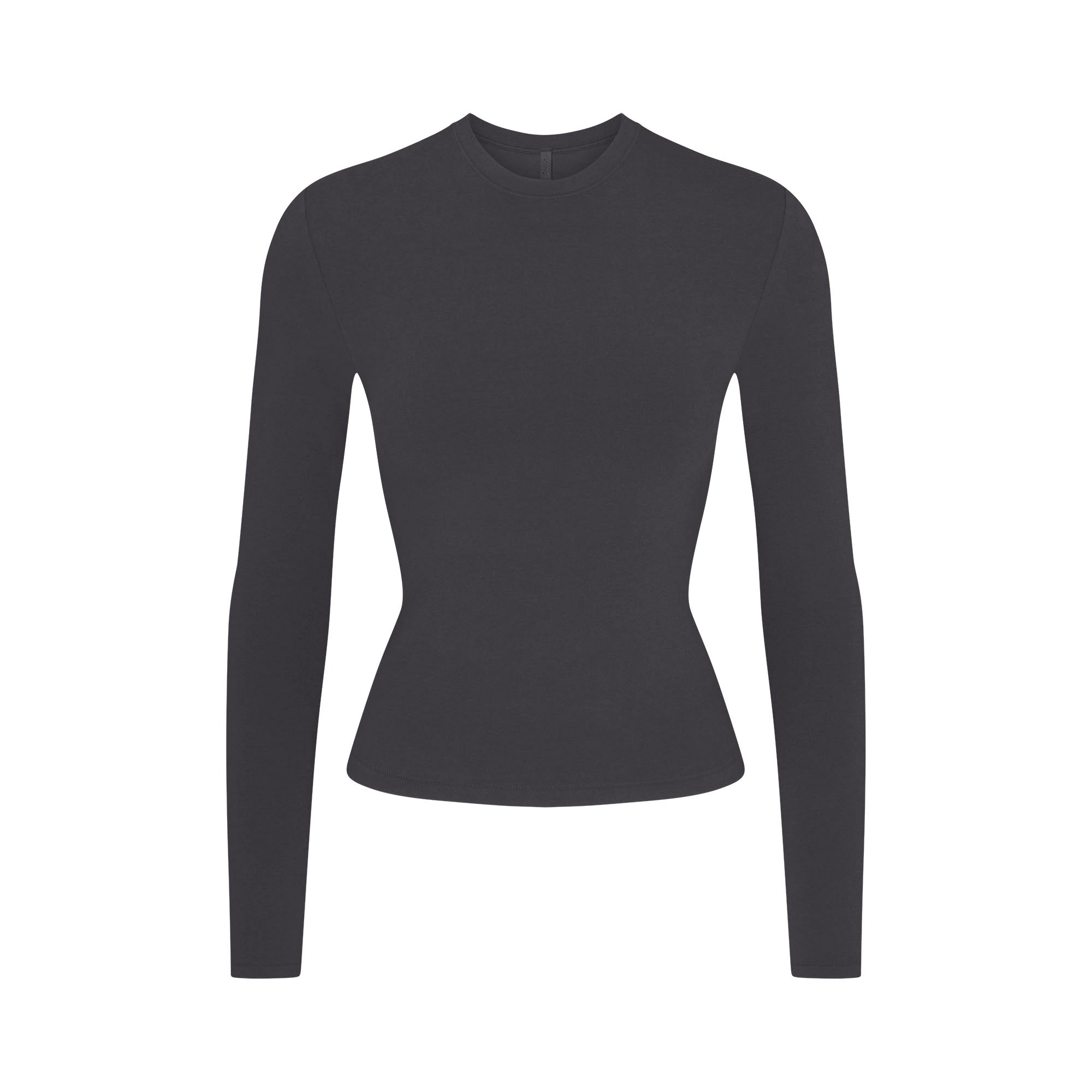 COTTON JERSEY LONG SLEEVE T-SHIRT | SOOT