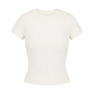 COTTON RIB T-SHIRT | MARBLE