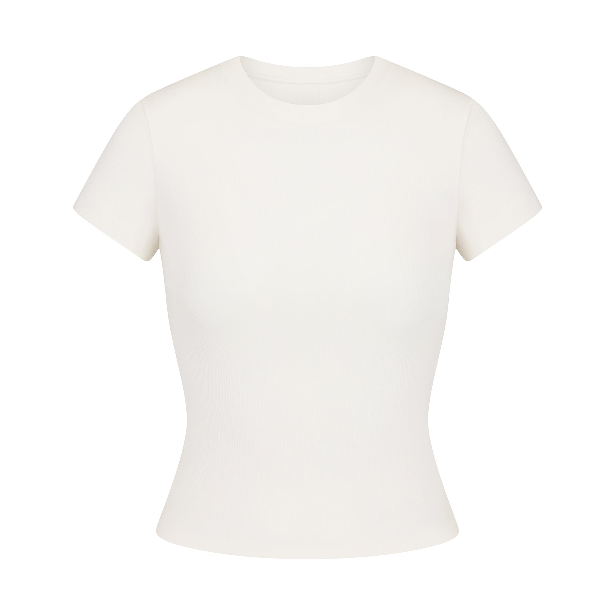 COTTON RIB T-SHIRT | MARBLE