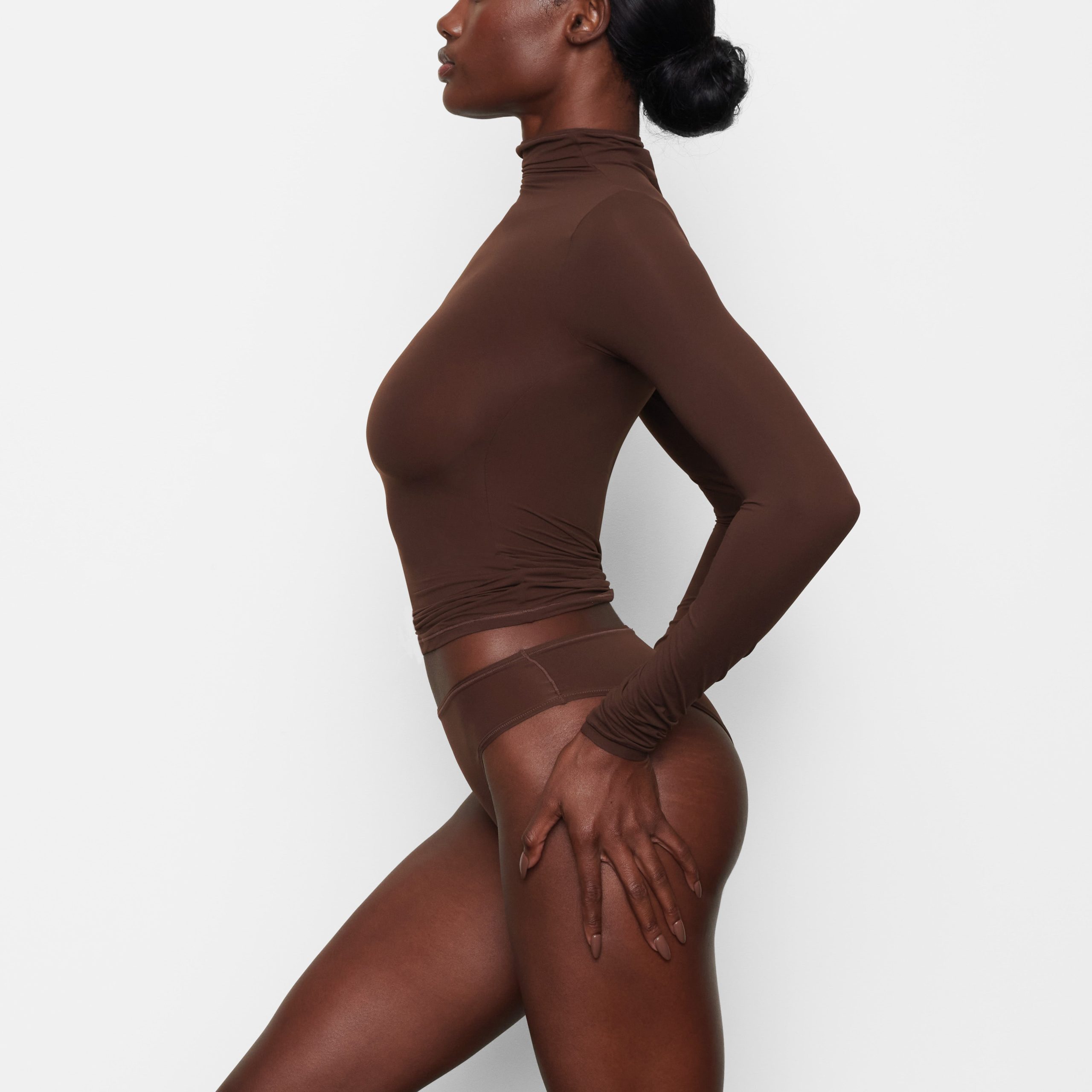 FITS EVERYBODY TURTLENECK TOP | COCOA - Image 3