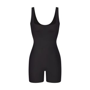 COOL SHAPEWEAR MID THIGH BODYSUIT | ONYX