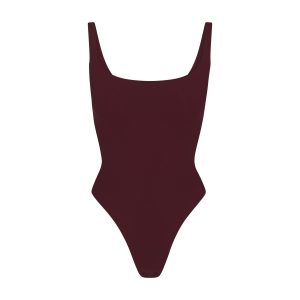 FITS EVERYBODY SQUARE NECK BODYSUIT | CURRANT