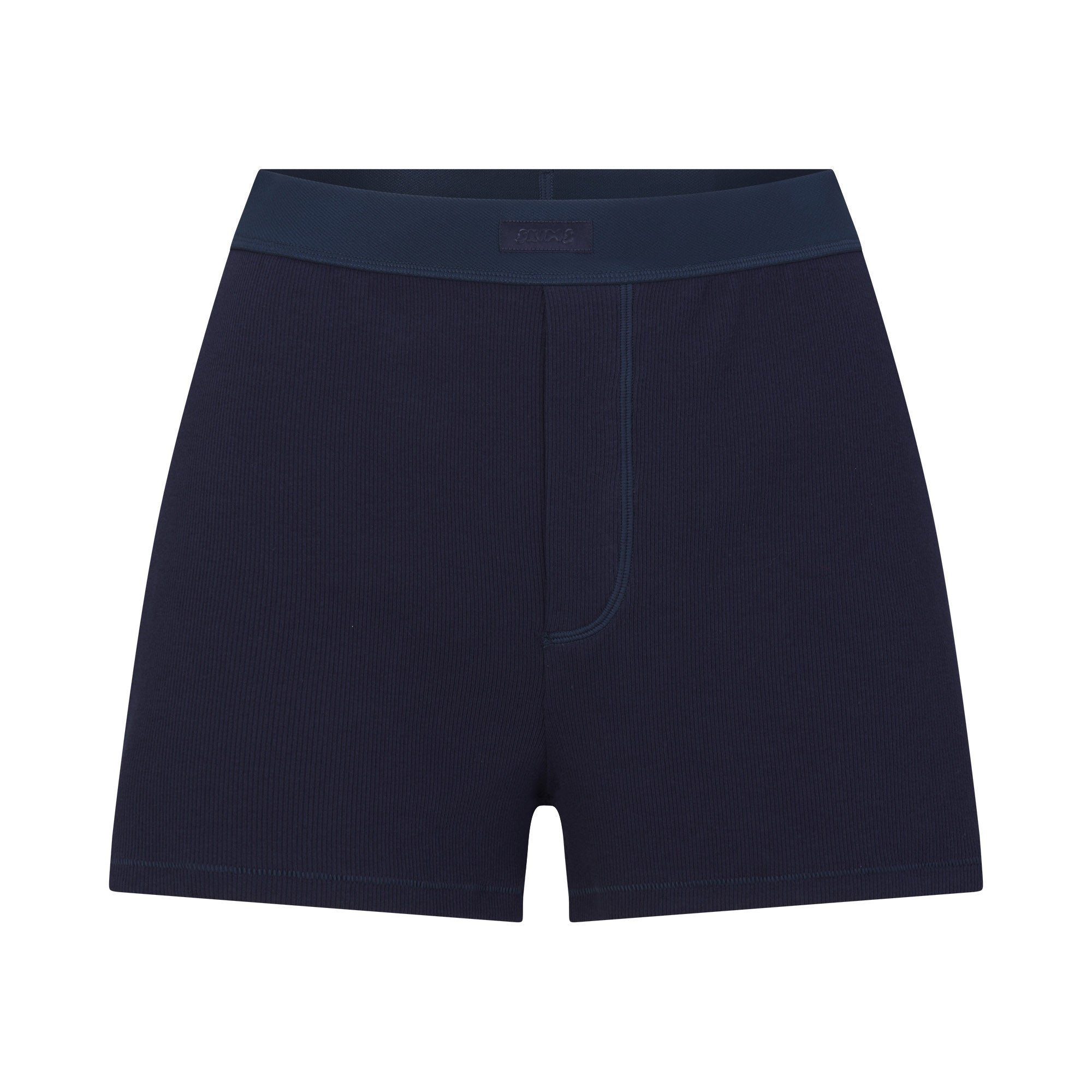 COTTON RIB LOOSE BOXER | NAVY