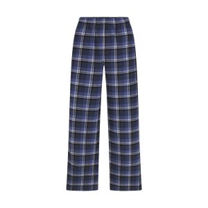 FLANNEL SLEEP OVERSIZED PANT | INDIGO OUTDOOR PLAID