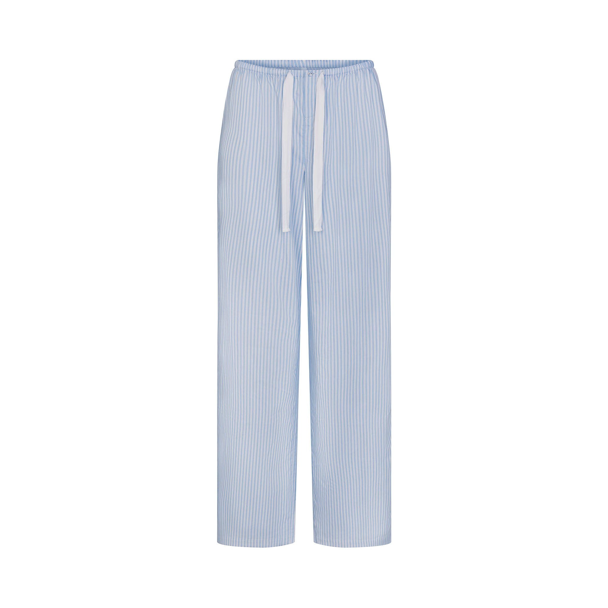 COTTON POPLIN SLEEP OVERSIZED PANT | MARINA MESH STRIPE