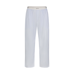COTTON POPLIN MENS LOGO BAND SLEEP PANT | PLATINUM DOUBLE STRIPE