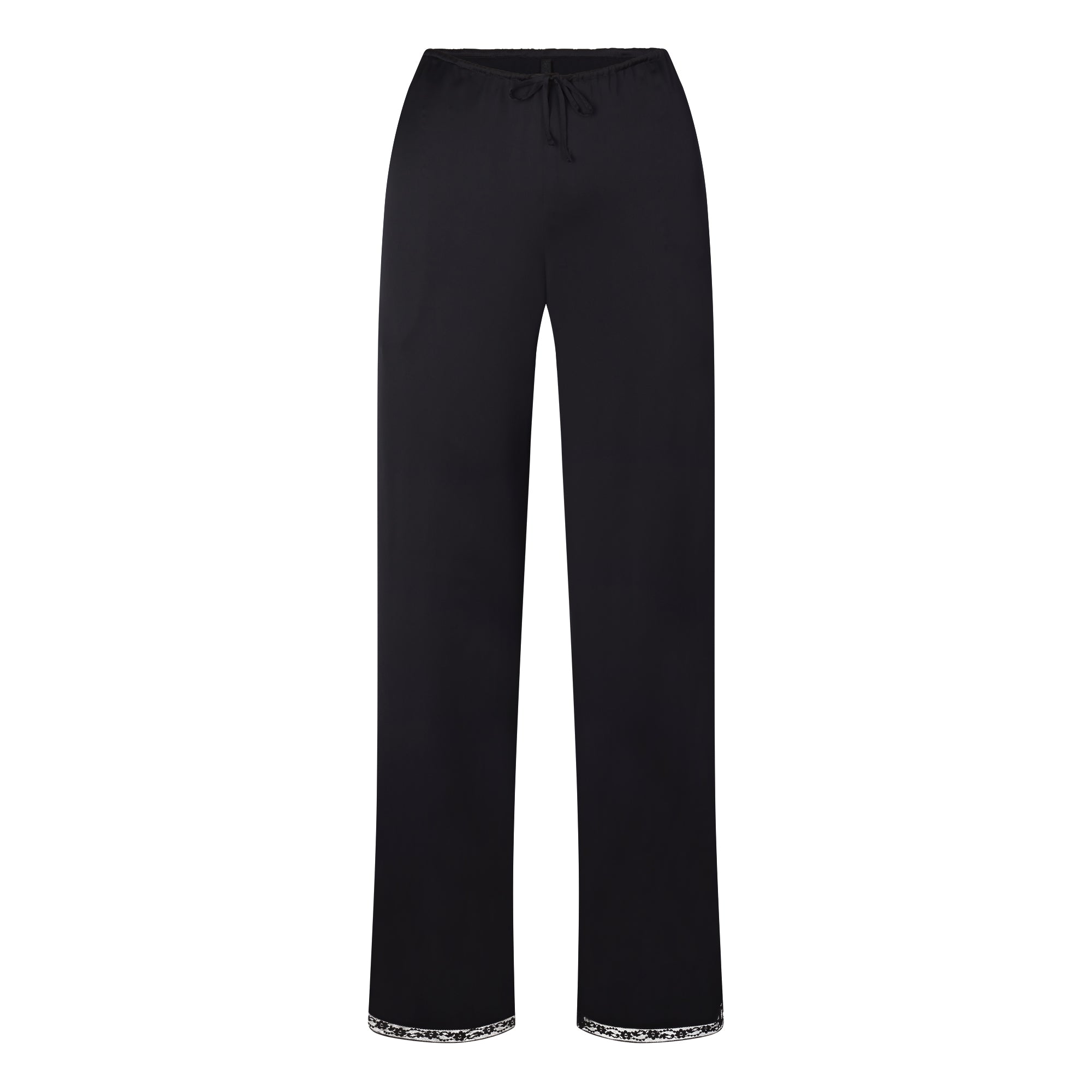 WOVEN SHINE LACE PANT | ONYX