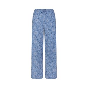 COTTON POPLIN SLEEP STRAIGHT LEG PANT | ARCTIC BANDANA