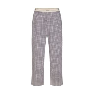 COTTON POPLIN MENS LOGO BAND SLEEP PANT | FULL MOON CHECK