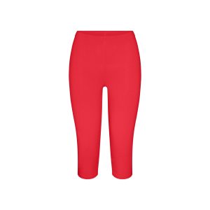 SMOOTH LAYERS HIGH-WAISTED CAPRI | CARMINE