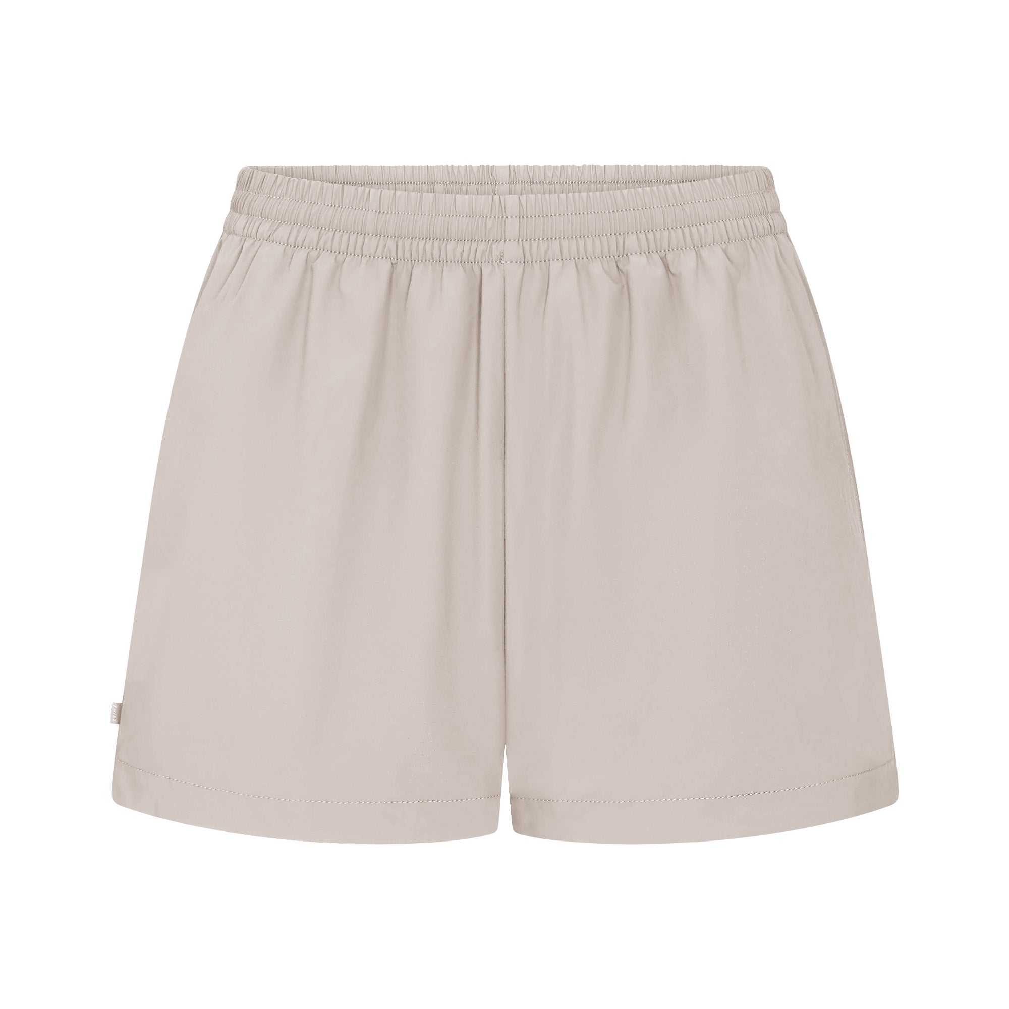 NikeSKIMS WOVEN NYLON 5 TRACK SHORT | STONE