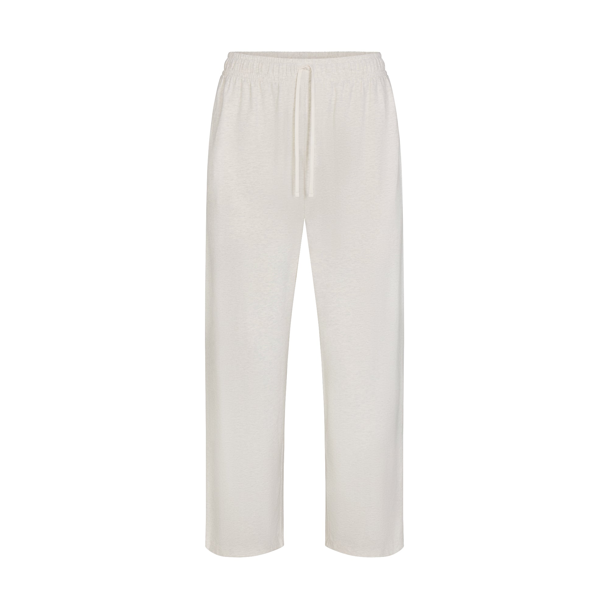 JERSEY LOUNGE MENS RELAXED STRAIGHT LEG PANT | CHALK HEATHER
