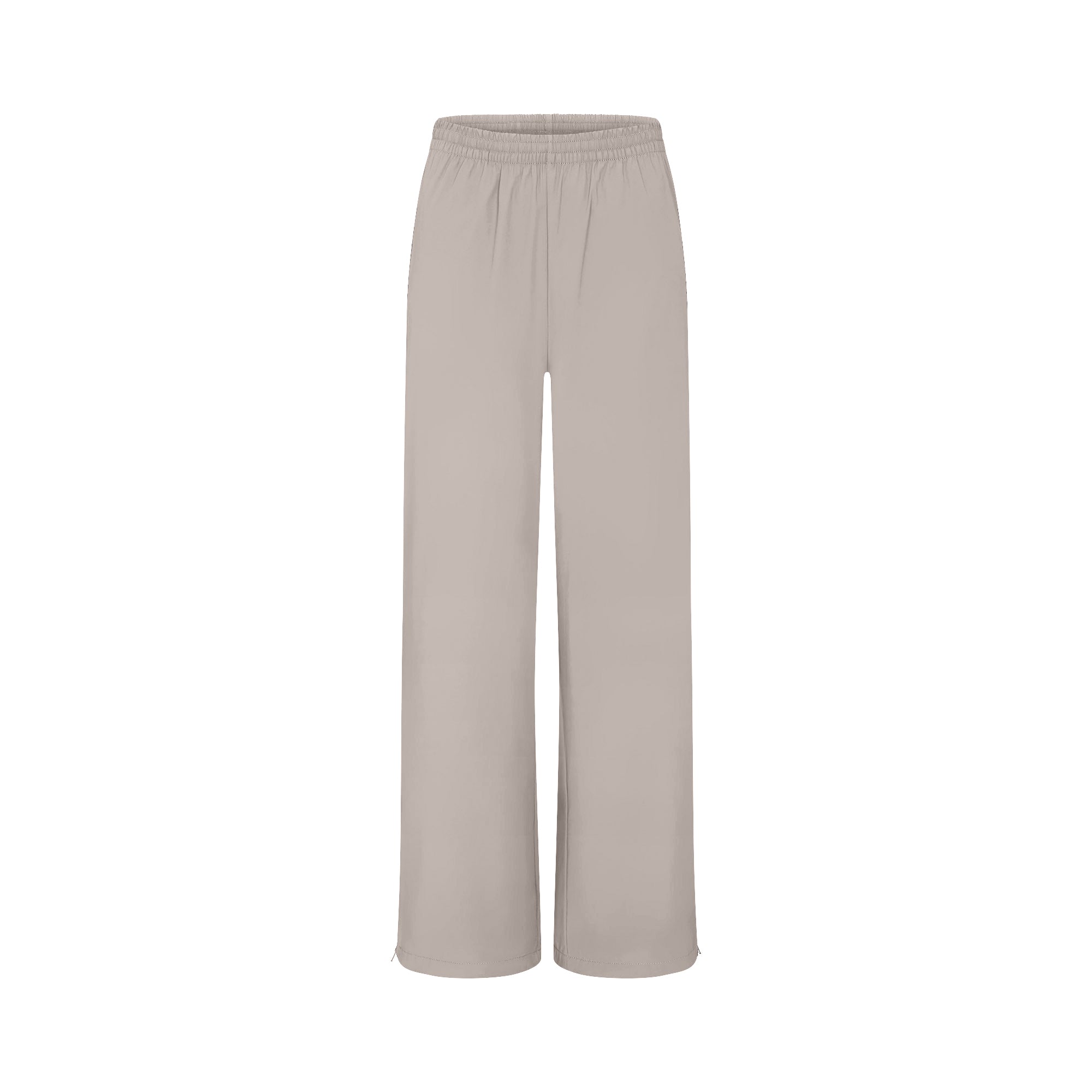 NikeSKIMS WOVEN NYLON OVERSIZED TRACK PANT | STONE