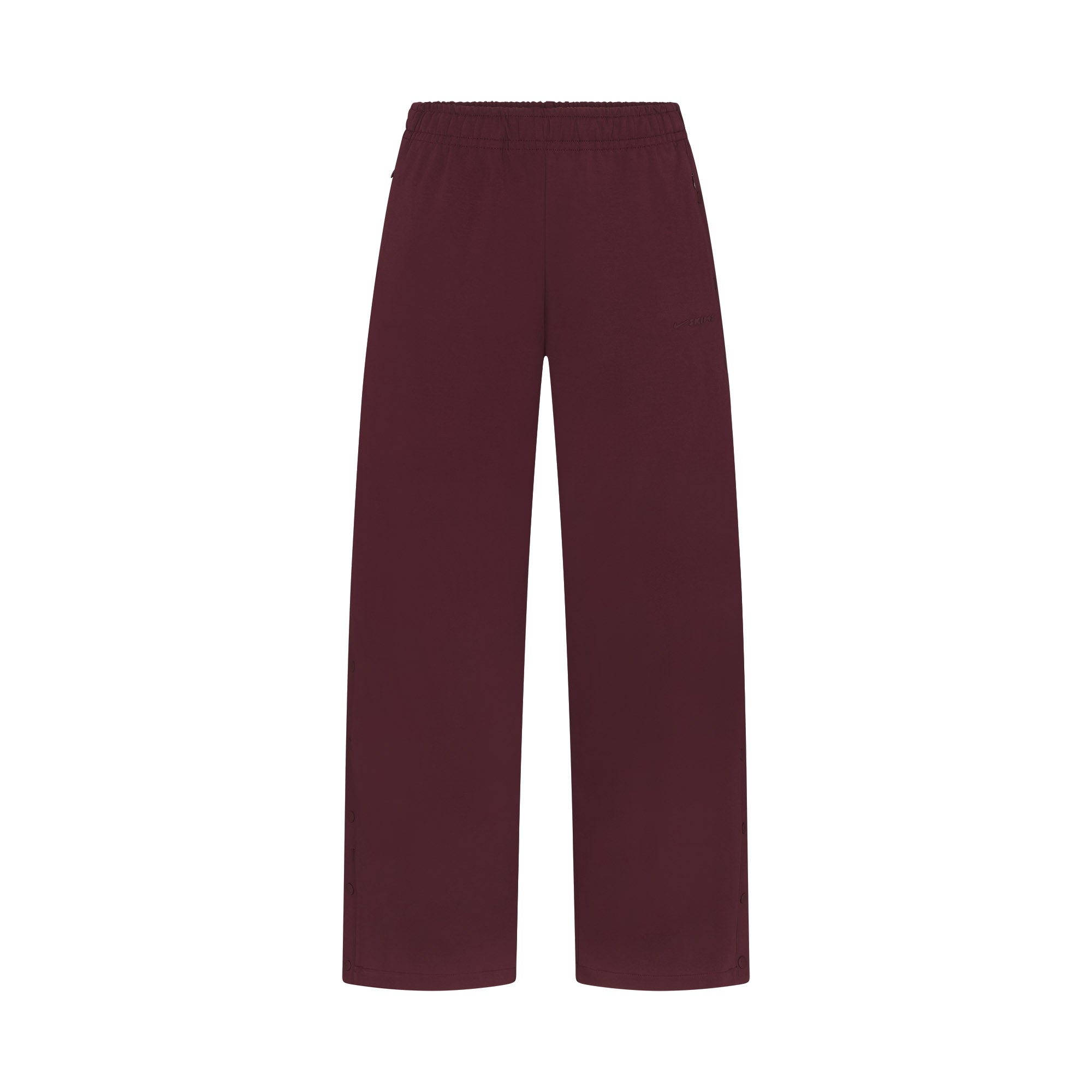 NikeSKIMS MATTE TRICOT SIDE SNAPS PANT | CURRANT