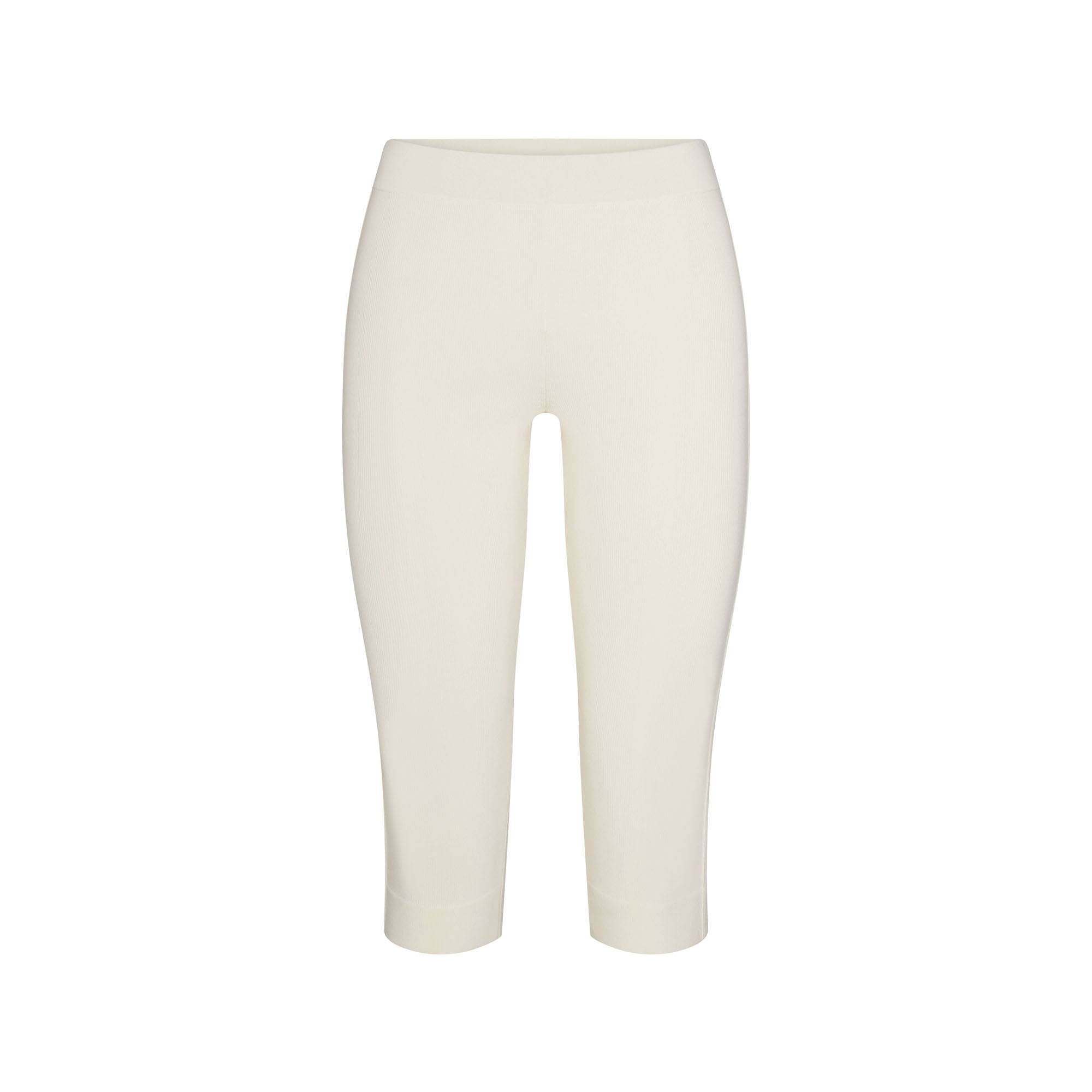REFINED KNIT CAPRI | EGRET