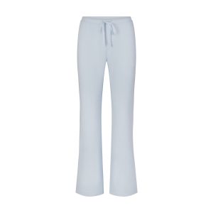 DRAPEY FRENCH TERRY STRAIGHT LEG PANT | POWDER BLUE