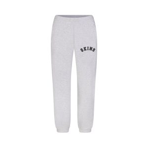 COTTON FLEECE LOGO CLASSIC JOGGER | LIGHT HEATHER GREY WITH ONYX LOGO