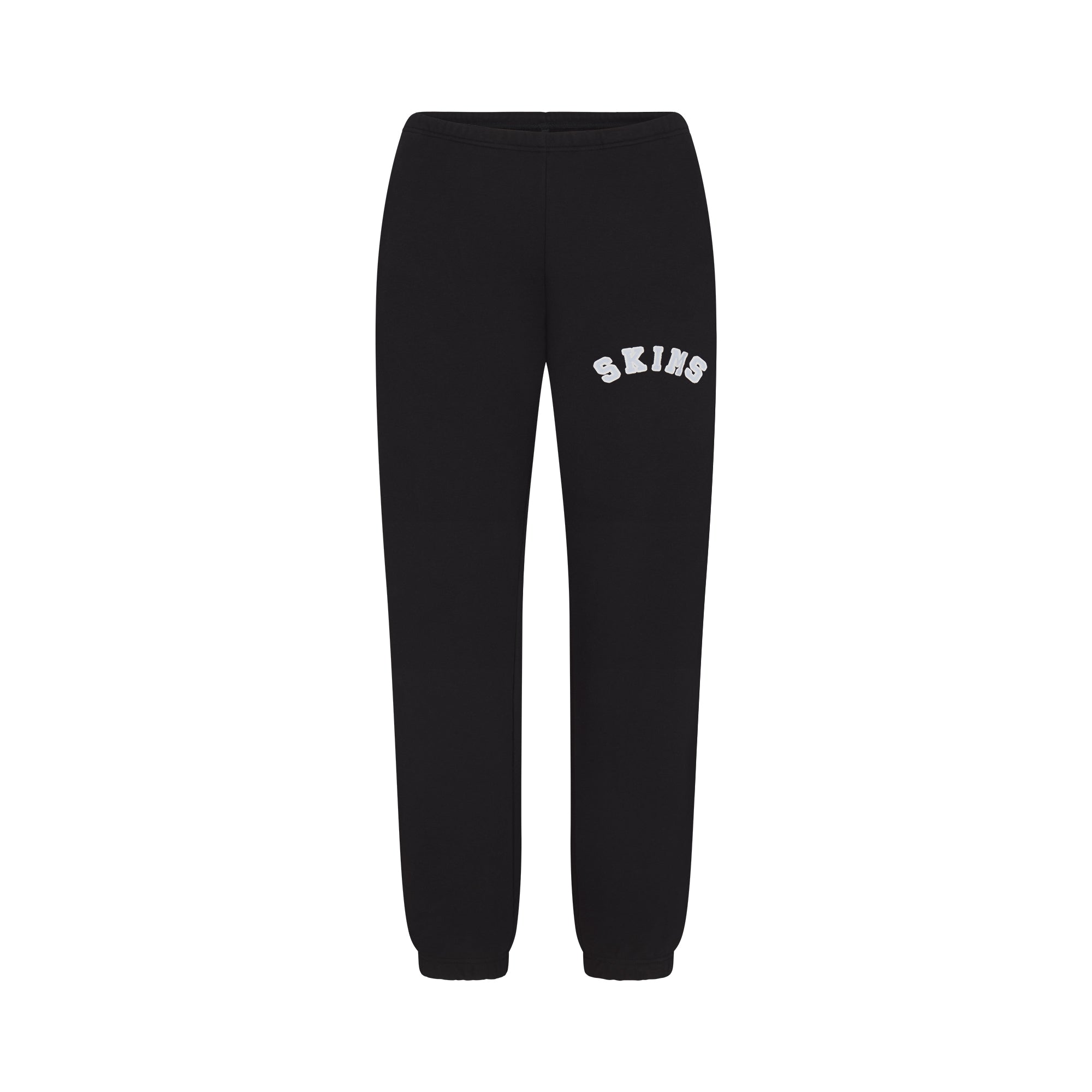 COTTON FLEECE CLASSIC JOGGER | ONYX SNOW ARCHED SKIMS LOGO