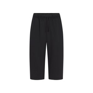 FLEECE LOUNGE MENS RELAXED LONG SHORT | WASHED ONYX