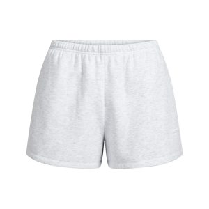 COTTON FLEECE CLASSIC SHORT | LIGHT HEATHER GREY