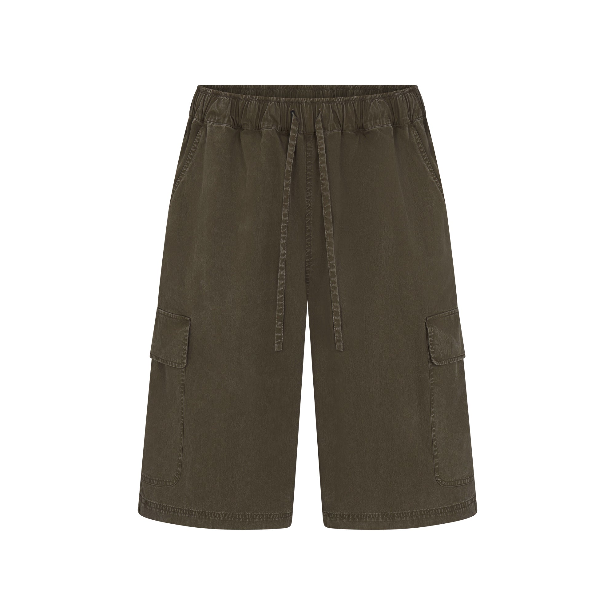 WOVEN MENS RELAXED CARGO SHORT | JUNGLE