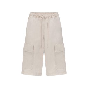 WOVEN MENS RELAXED CARGO SHORT | STONE