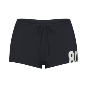 SMOOTH LAYERS MICRO SHORT | ONYX ECRU CONTRAST