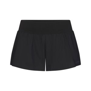 WOVEN COTTON FLUTTER SHORT | ONYX
