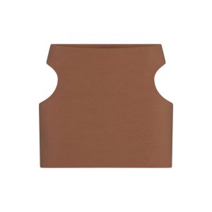 COTTON JERSEY CUT OUT MINI SKIRT | JASPER