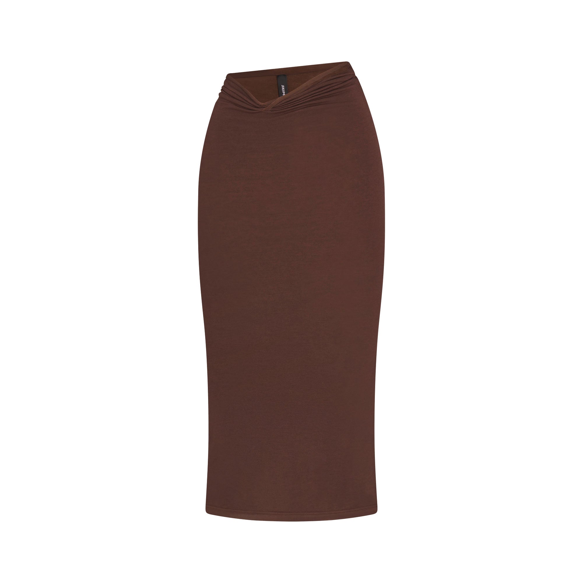 VETTESE X SKIMS SHEER MODAL MIDI SKIRT | COCOA