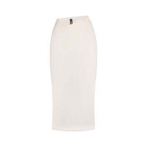 VETTESE X SKIMS SHEER MODAL MIDI SKIRT | ECRU